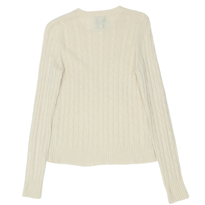 Ladies George Cable Knit 100 % Cashmere Sweater