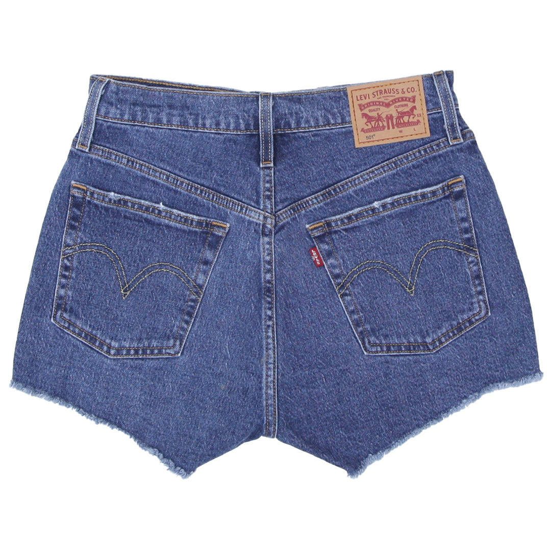 Ladies Levi Strauss 501 Button Fly Denim Shorts