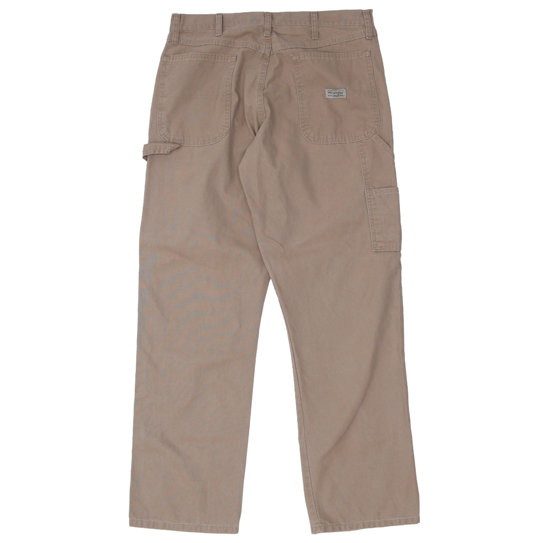 Mens Wrangler Carpenter Pants Brown