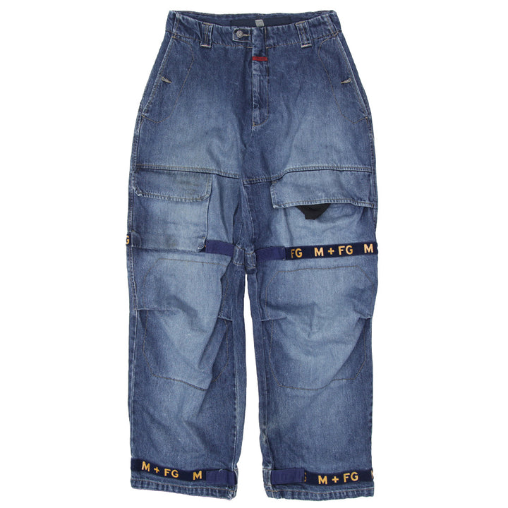 Mens Wide Leg Cargo Jeans