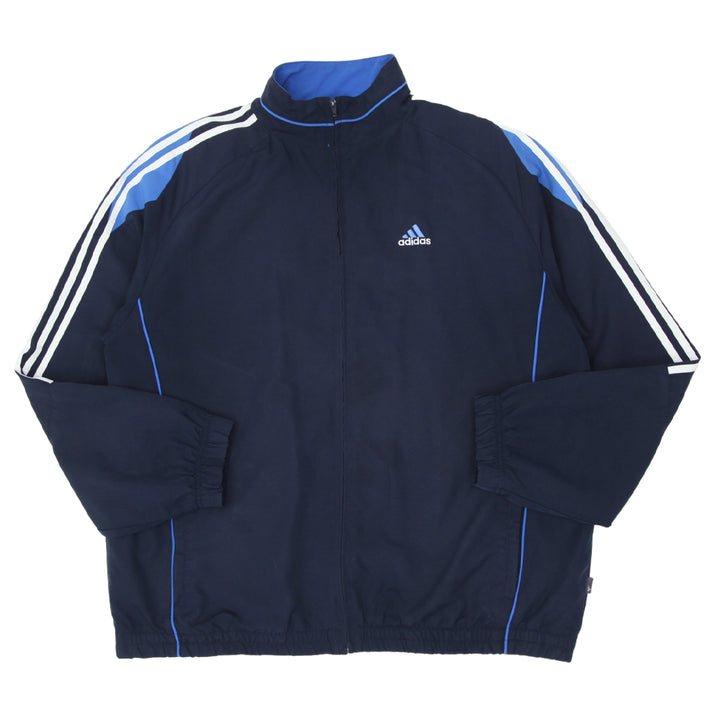 Mens Adidas Embroidered Full Zip Windbreaker Jacket