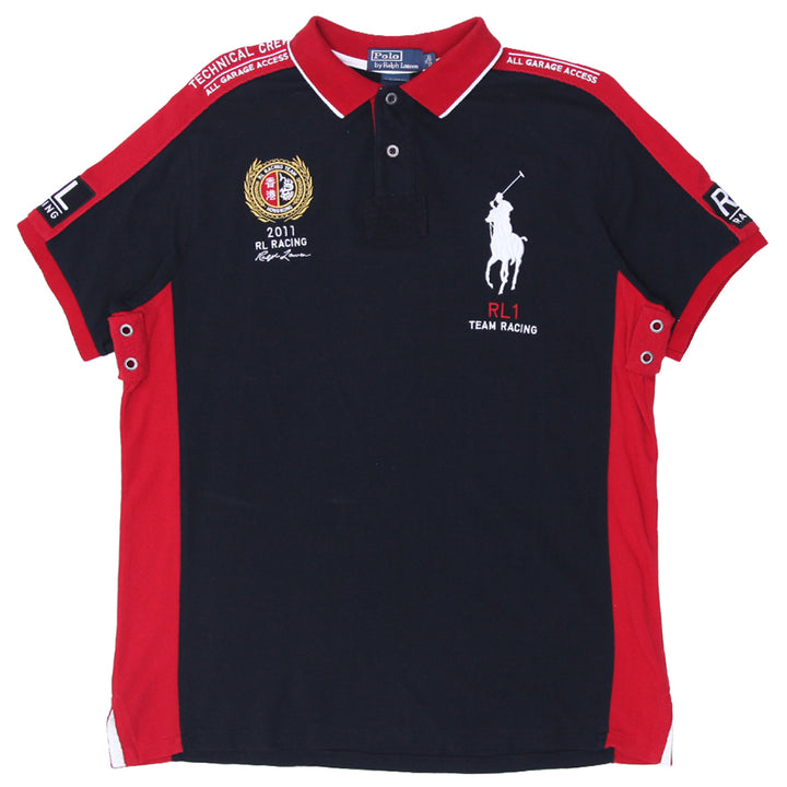 Mens Polo Ralph Lauren Hongkong 8 RL Racing Techinical Crew Polo T-Shirt