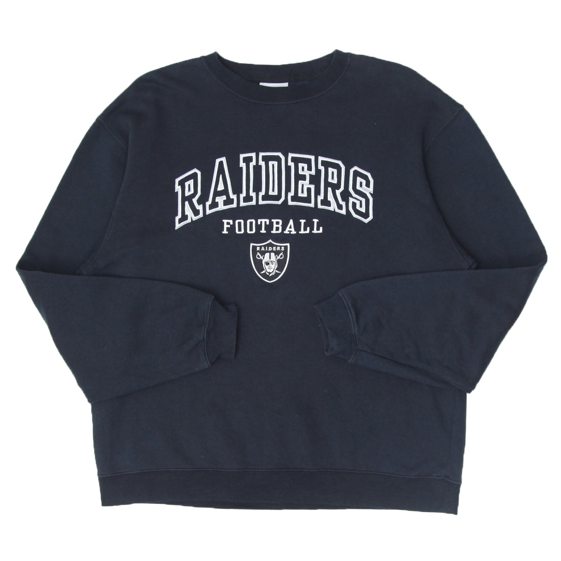 Oakland raiders outlet crewneck sweatshirt sale