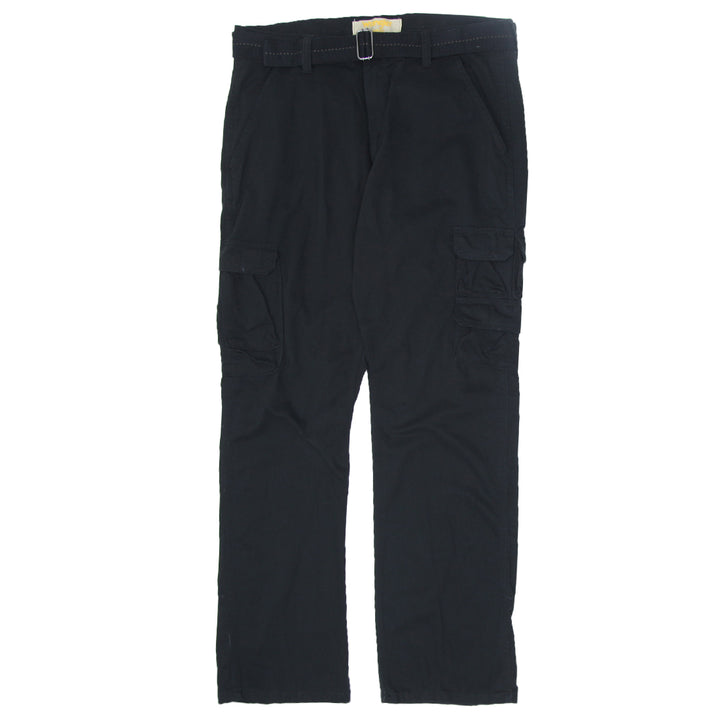 Mens Wrangler Black Cargo Pants