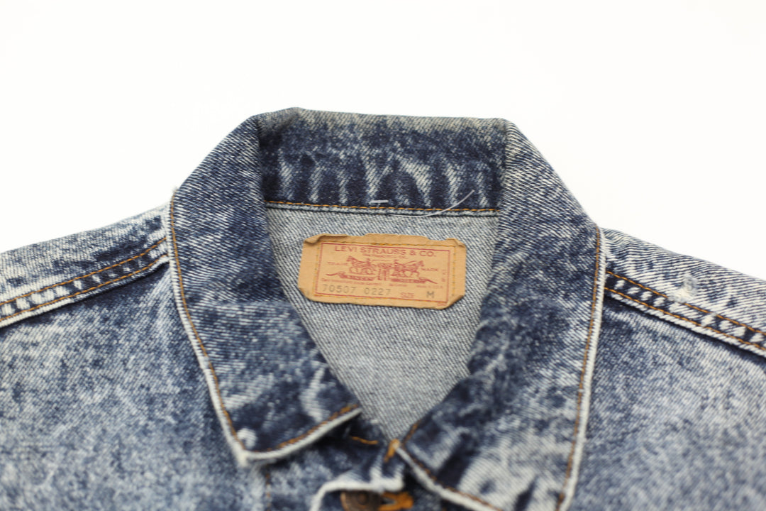 Vintage Levi Strauss # 70507-0227 Denim Trucker Jacket Made In USA