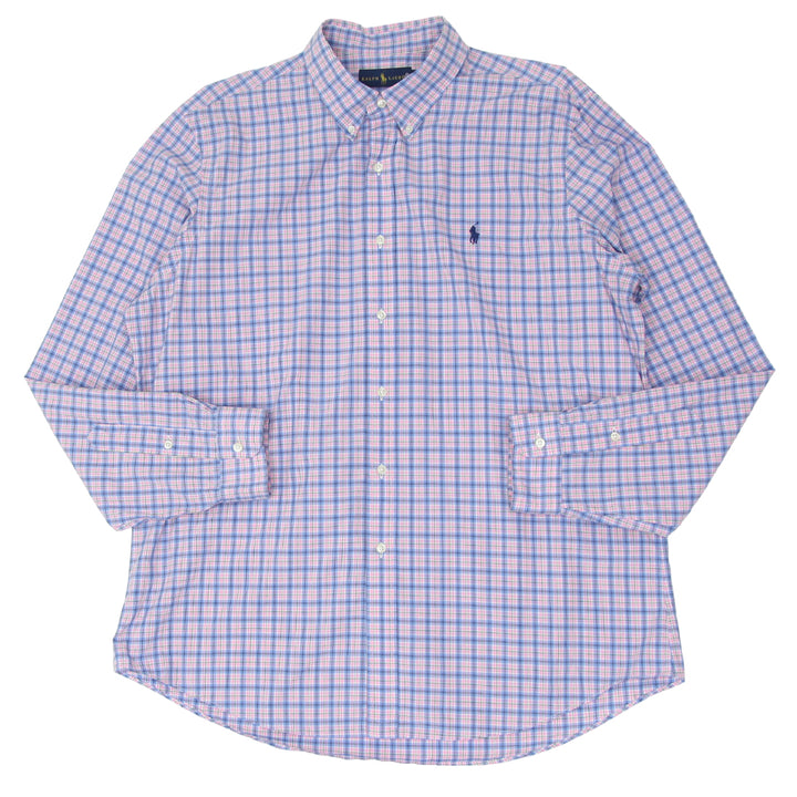 Mens Ralph Lauren Checkered Long Sleeve Shirt