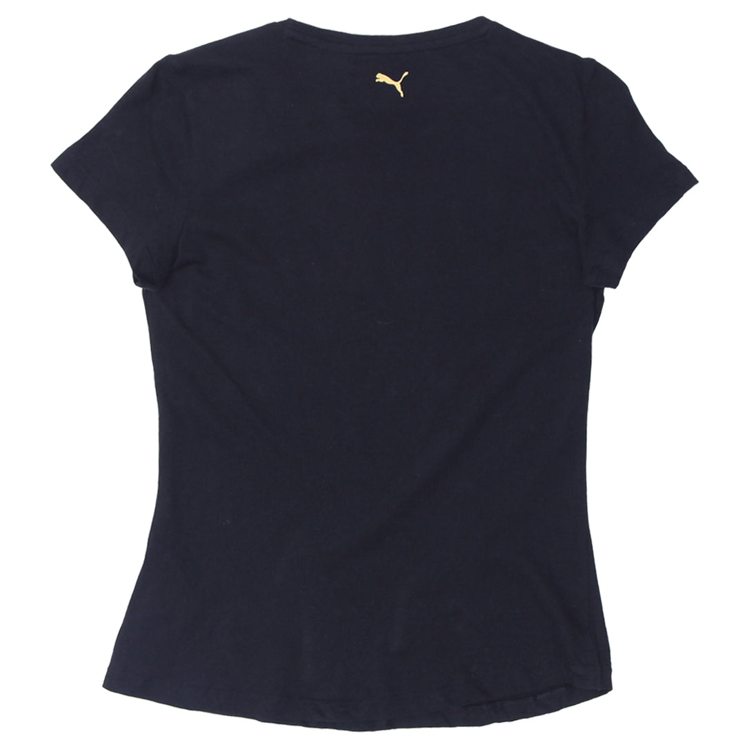 Ladies Puma Glittered Logo T-Shirt