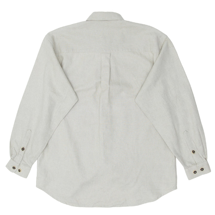 Mens Landhaus Embroidered Long Sleeve Linen Shirt