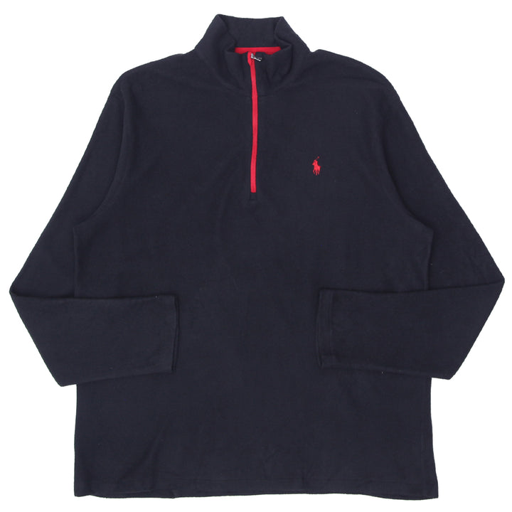 Mens Polo Ralph Lauren Quarter Zip Fleece Pullover