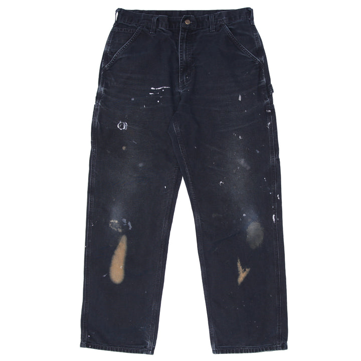 Mens Carhartt B11 BLK Dungaree Fit Carpenter Pants