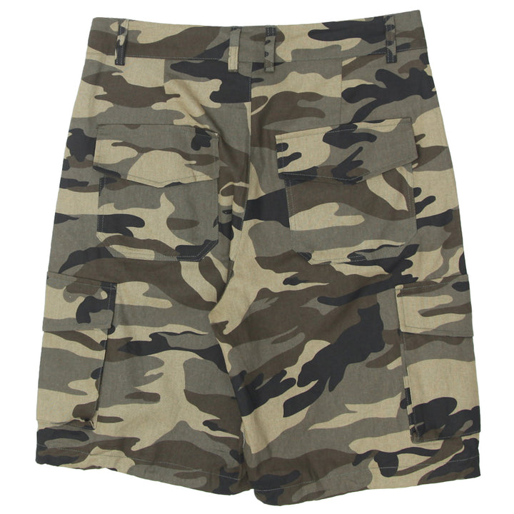 Ladies Camouflaged Cargo Shorts