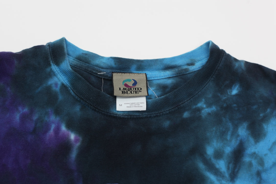 2000 Vintage Jimi Hendrix Tie Dyed T-Shirt Liquid Blue M