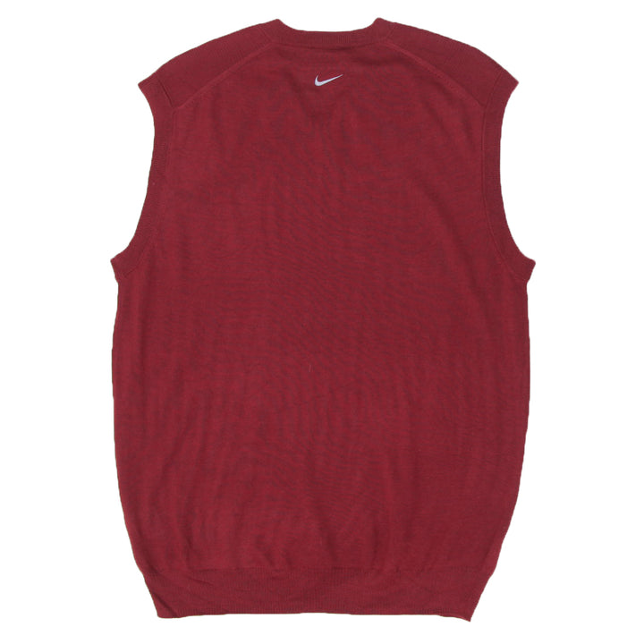 Mens Nike Oklahoma Sooners Gold Sweater Vest