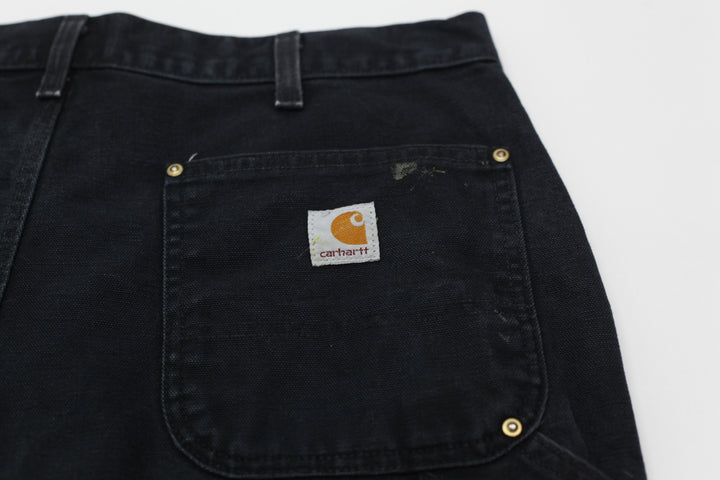 Mens Carhartt Dungaree Fit B01 BLK Double Knee Carpenter Work Pants