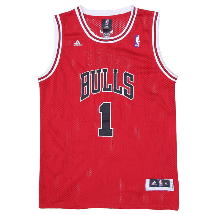 Mens Adidas NBA Chicago Bulls Rose # 1 Basketball Jersey