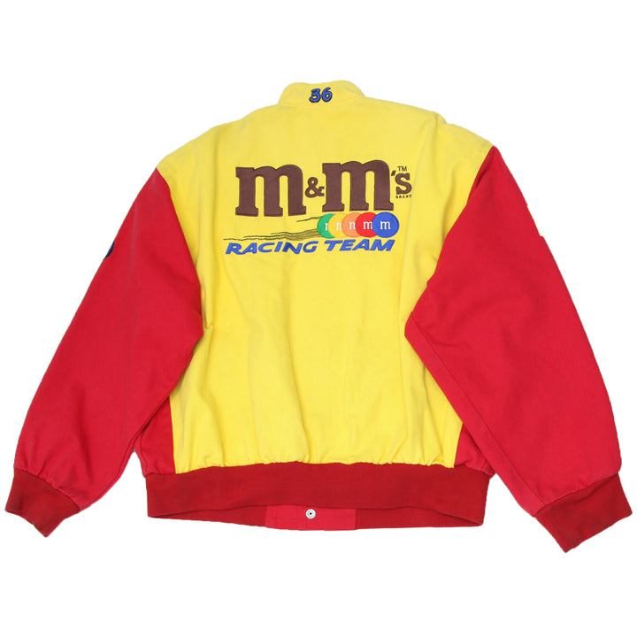 Mens JH Ernie Irvan Nascar M&M's Racing Jacket Made in USA