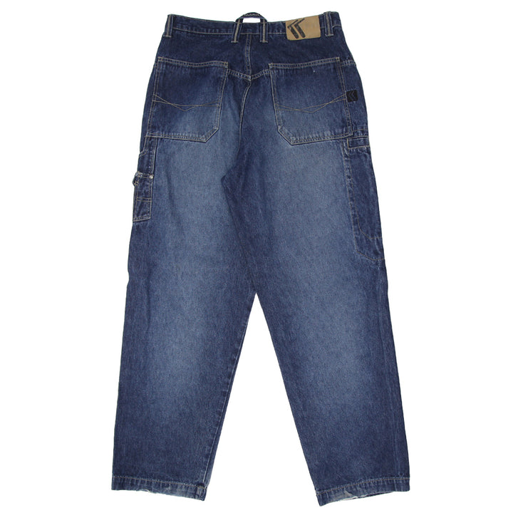 Mens Y2K Karl Kani Wrks Baggy Jeans