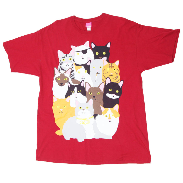 Mens Enjoi Cats T-Shirt