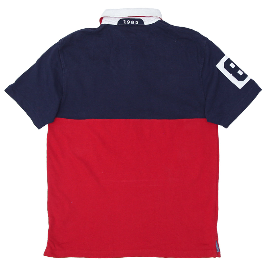 Mens Tommy Hilfiger # 8 Navy / Red Polo T-Shirt