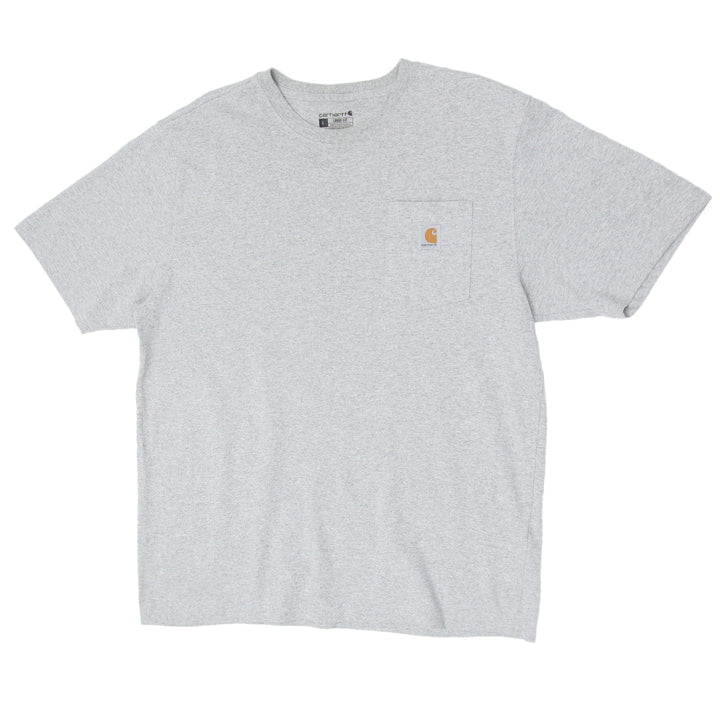 Mens Carhartt Loose Fit Gray Pocket T-Shirt