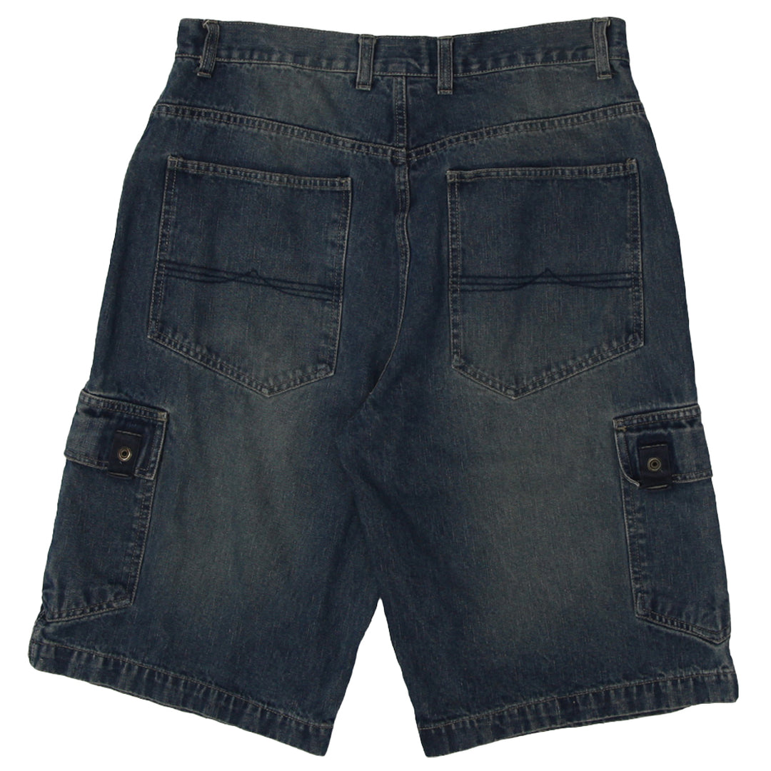 Mens Bugle Cargo Denim Shorts