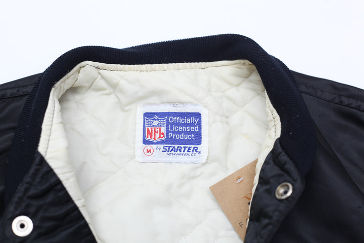 Vintage NFL By Starter Black Bomber Raiders Jacket