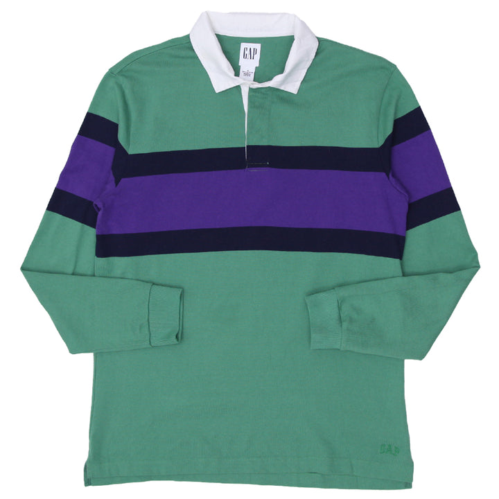 Mens GAP Striped Rugby Shirt