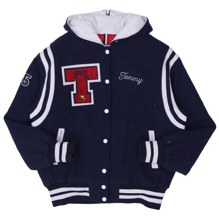 Mens Tommy Hilfiger New York Varsity Jacket Navy Blue