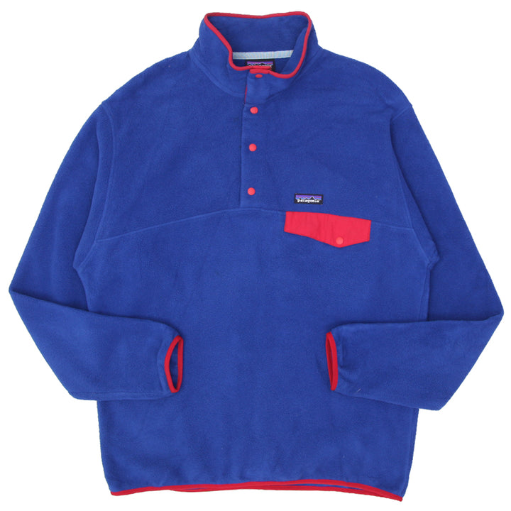 Mens Patagonia Synchilla Snap -T Fleece Pullover Blue