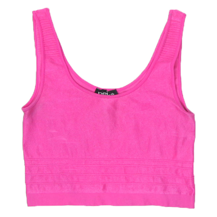 Ladies Bebe Sleeveless Crop Top