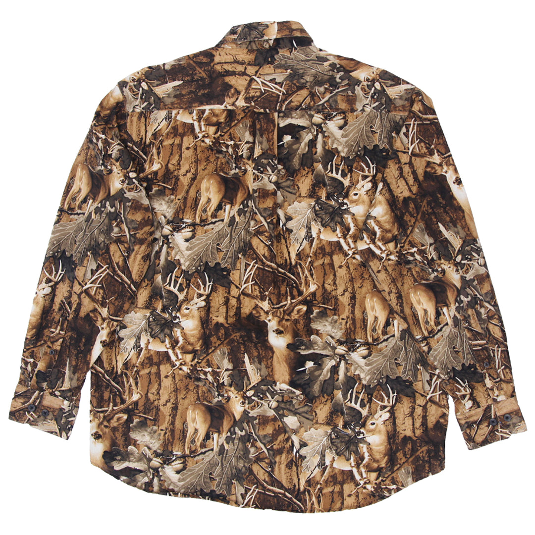 Mens Redhead Forest Camo Long Sleeve Shirt