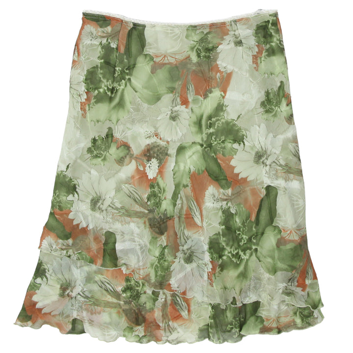 Y2K Floral Layered Skirt