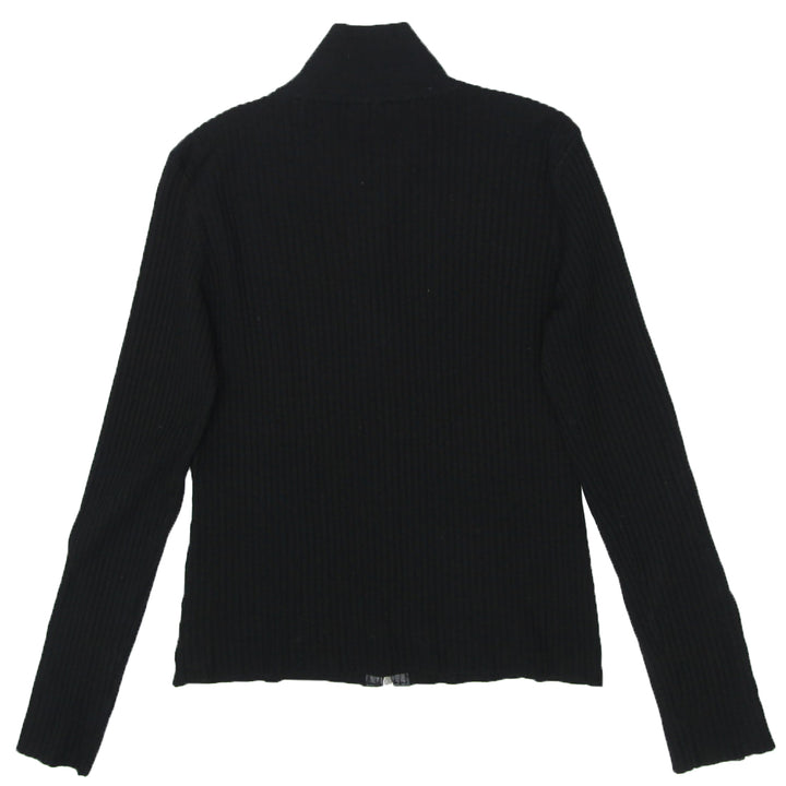 Ladies Full Zip Long Sleeve Sweater Top