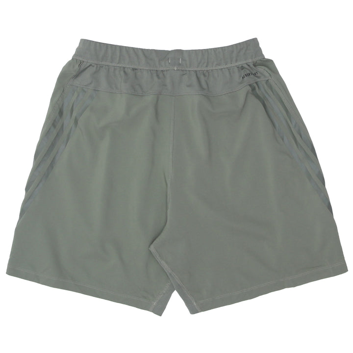 Mens Adidas Stripes Green Shorts