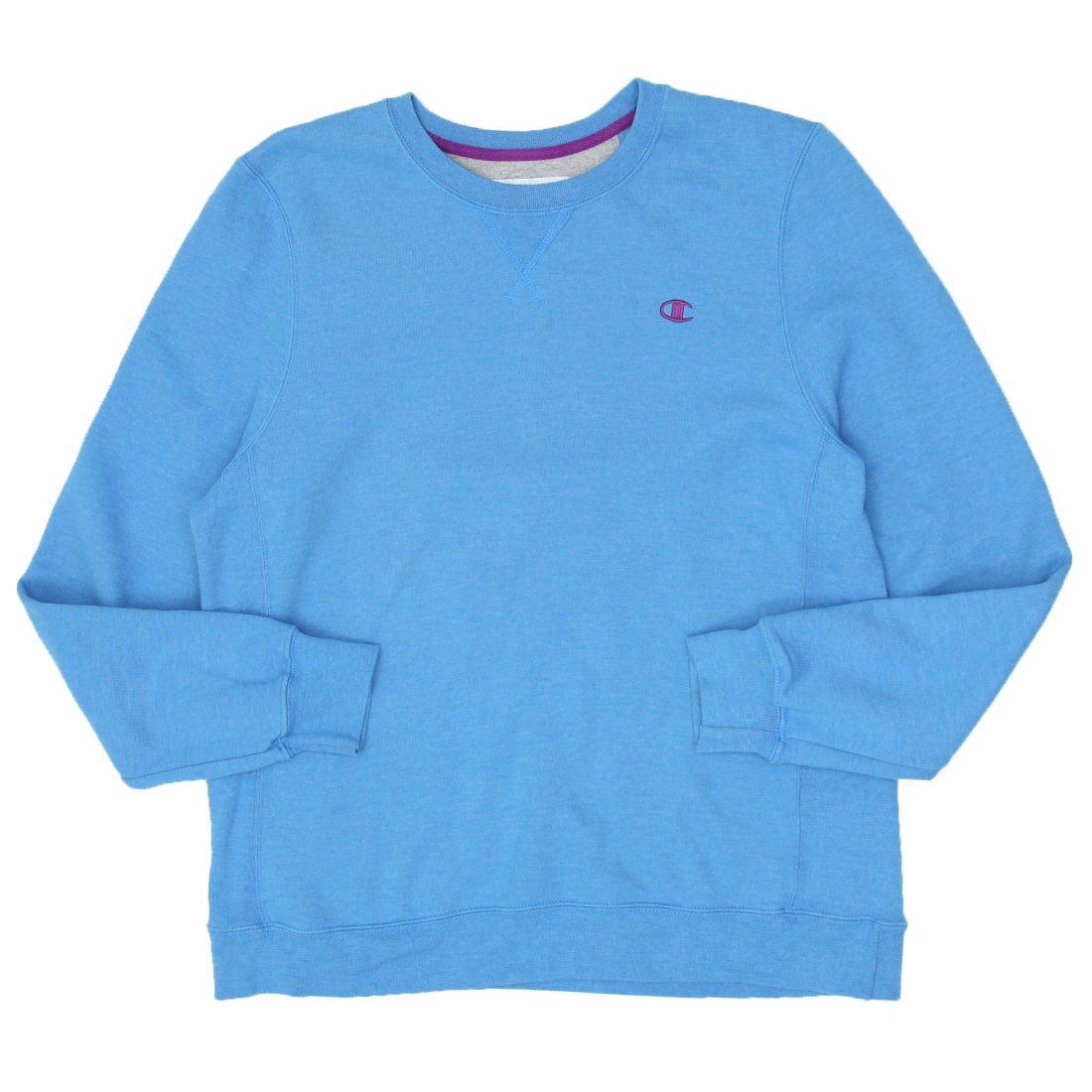 Swiss blue hotsell champion crewneck