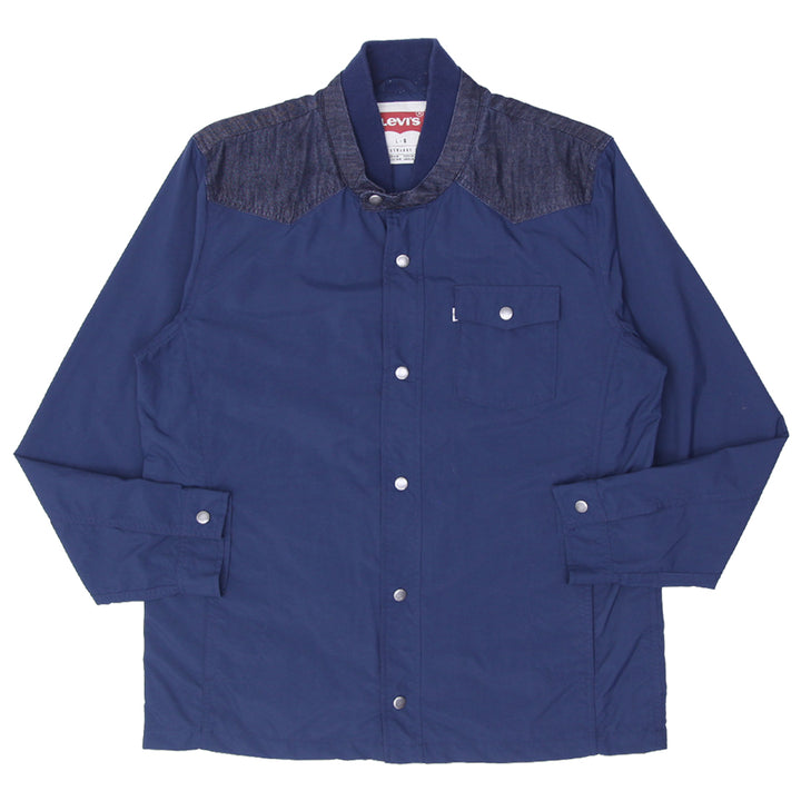 Mens Levi Strauss Button Down Snap Button Shirt