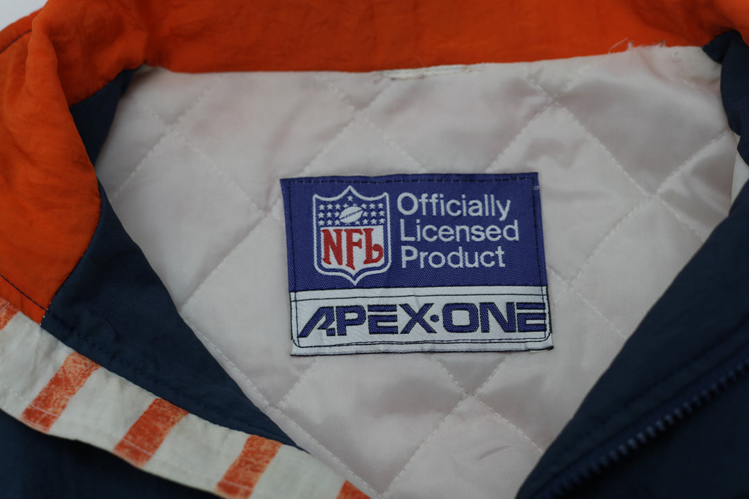 Vintage Apex One NFL 1/2 Zip Quilted Jacket