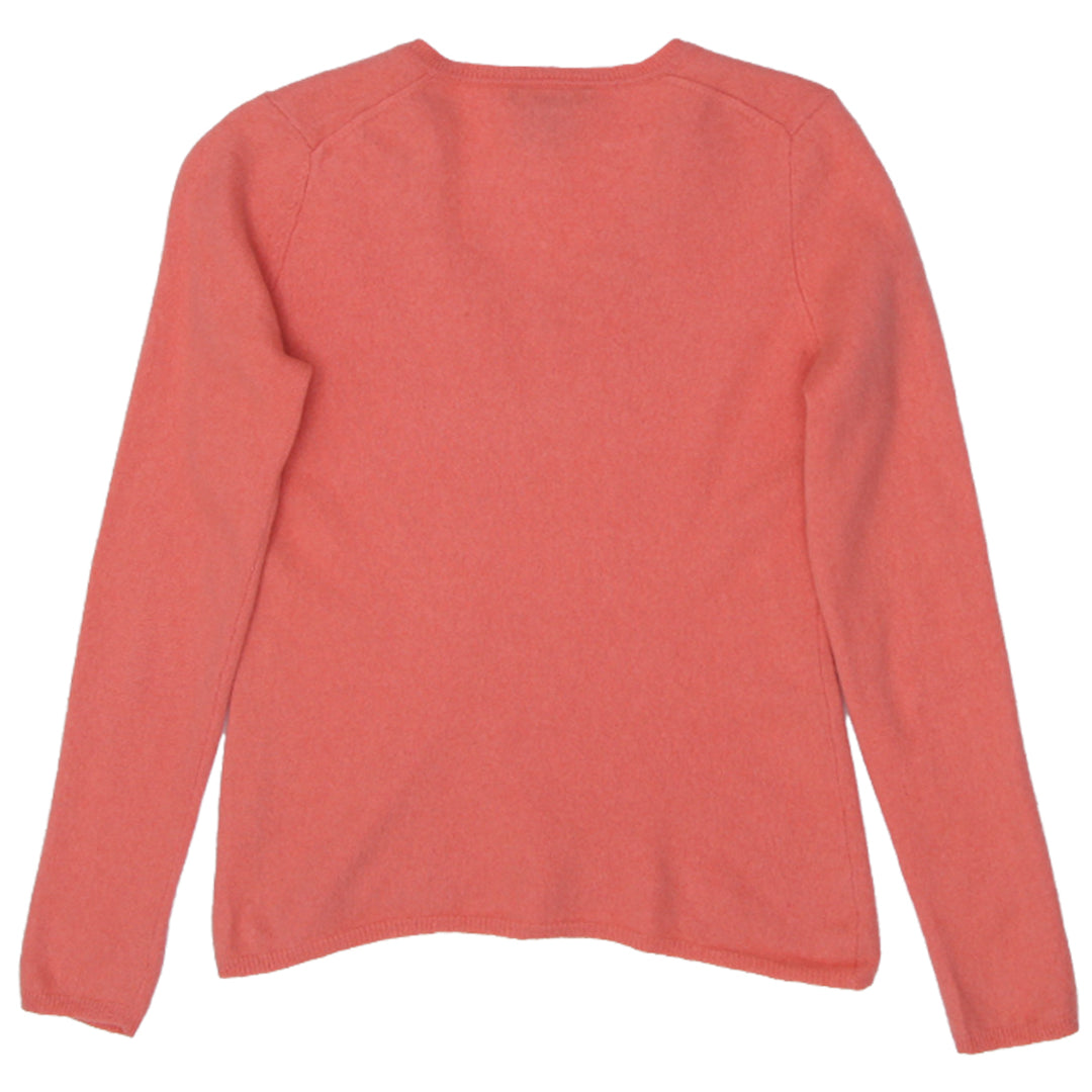 Ladies Lord & Taylor 100% Cashmere V-Neck Sweater