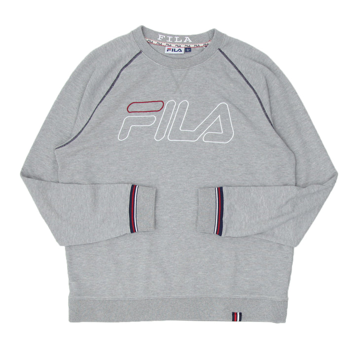 Mens FILA Gray Crewneck Sweatshirt