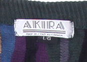 Vintage Akira Coogi Style 3D Sweater