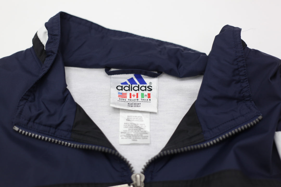 Vintage Adidas Full Zip Windbreaker Jacket