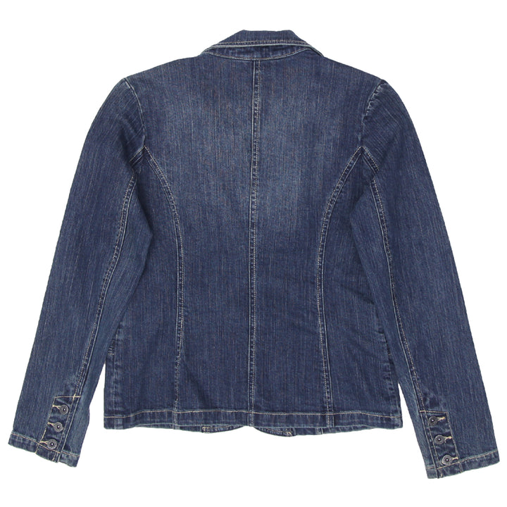 Y2K Point Zero Embroidered & Sequins Detailed Denim Jacket