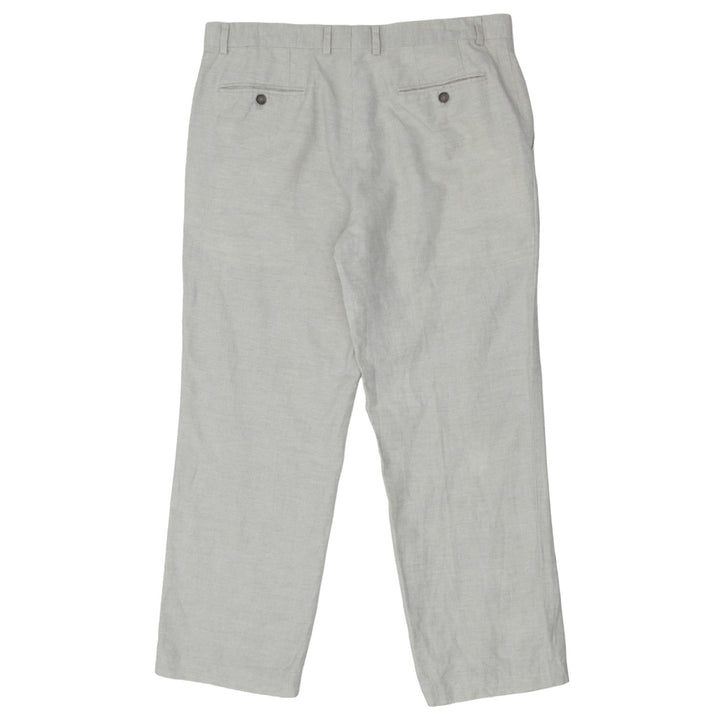 Mens Claiborne Cotton Linen Pants