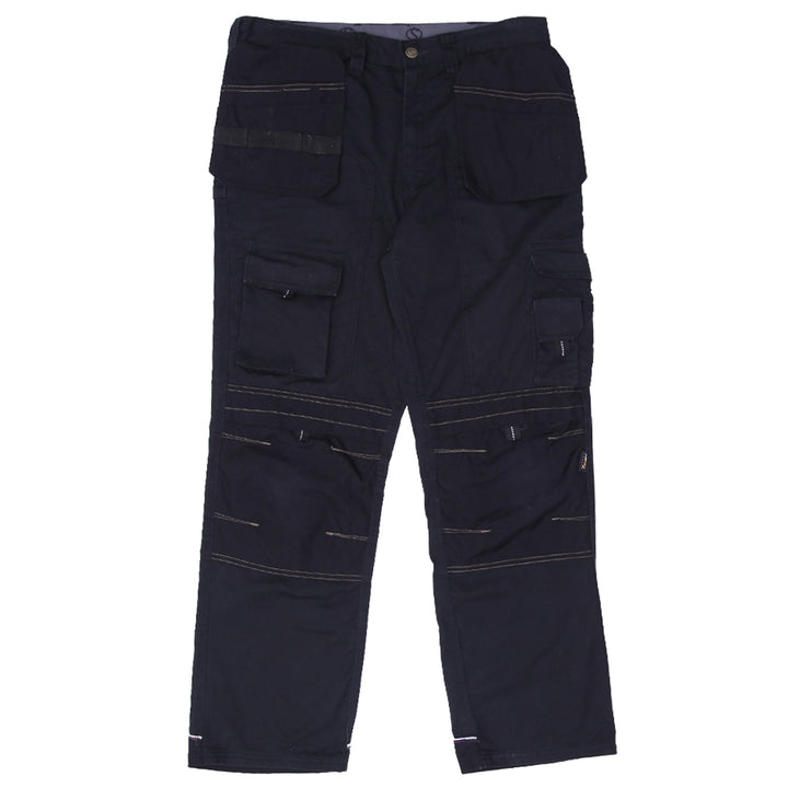 Mens Sidewinder Cargo Workwear Pants Black