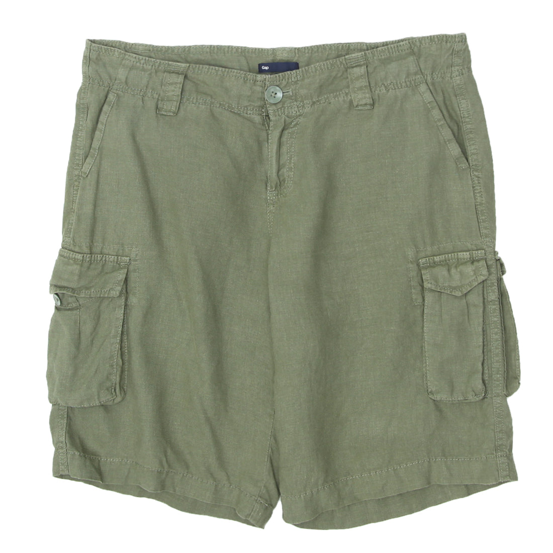 Ladies GAP Cargo Linen Shorts Fashion Rerun Vintage