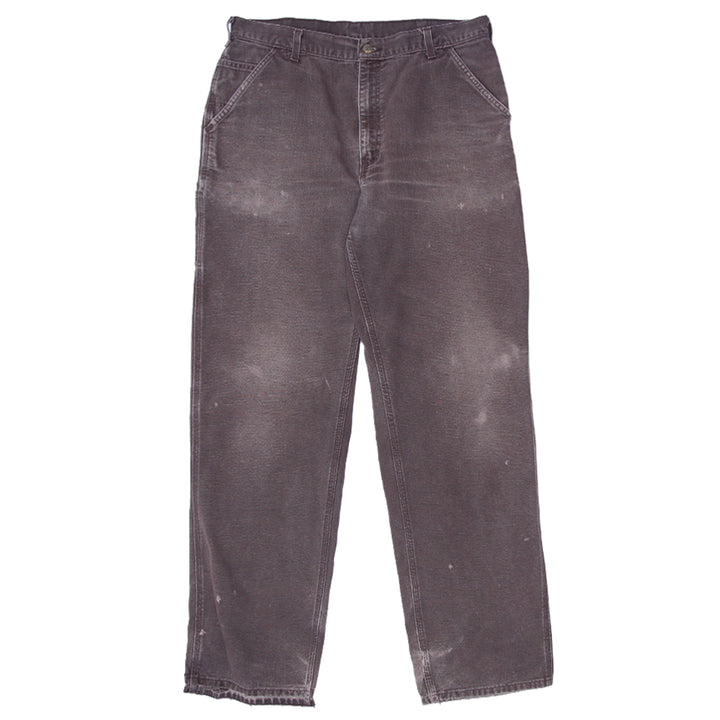 Mens Carhartt B11 DKB Original Dungaree Fit Carpenter Work Pants Distressed