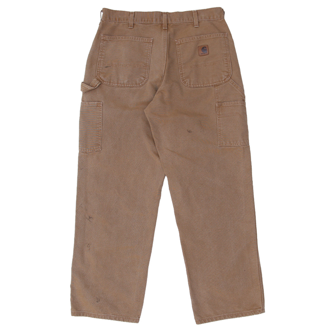 Mens Carhartt B11 BRN Original Dungaree Fit Carpenter Work Pants