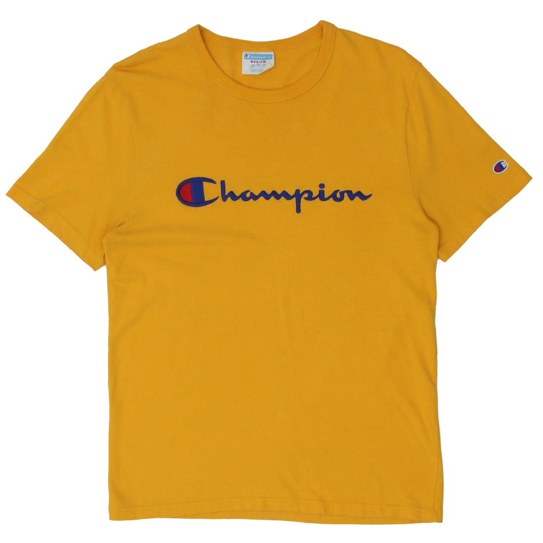 Mens Embroidered Champion Logo Short Sleeve T Shirt