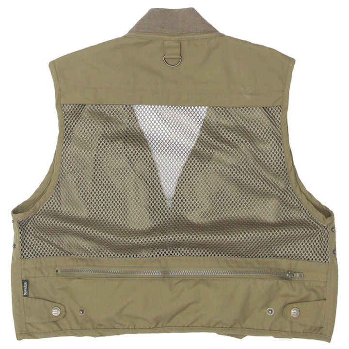 Mens Snowbee Mesh Mutli Pocket Vest Green