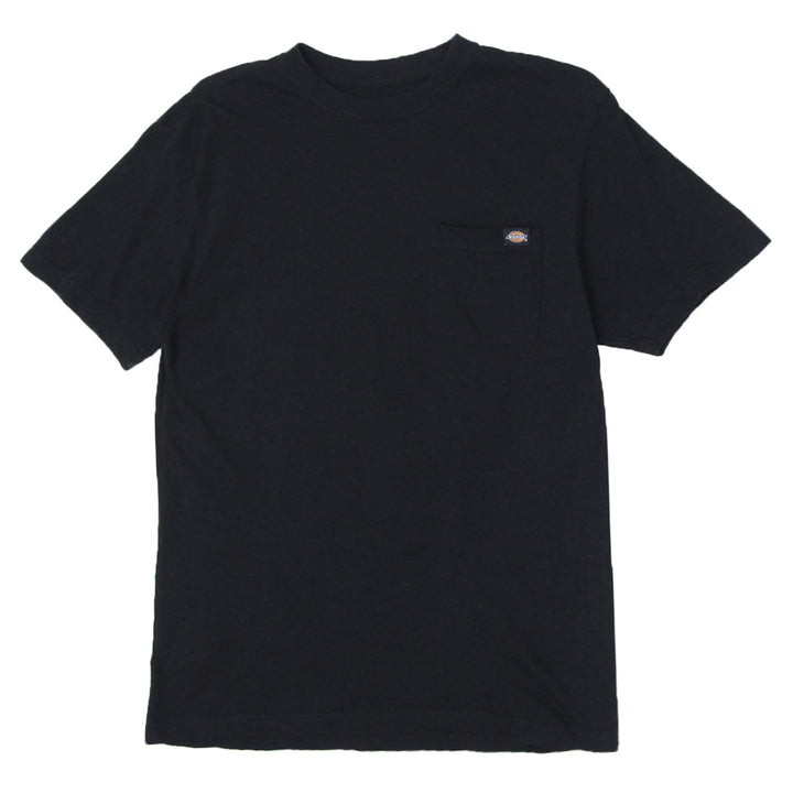 Mens Dickies Black Pocket T-Shirt